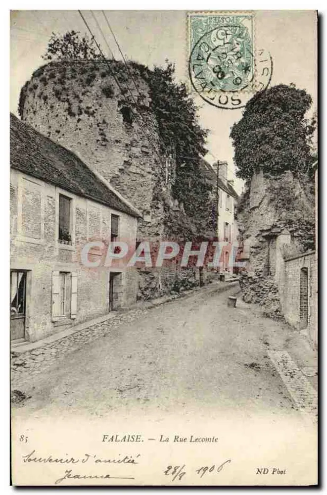FALAISE — A Rue Lecomte — ND Phot - Frente