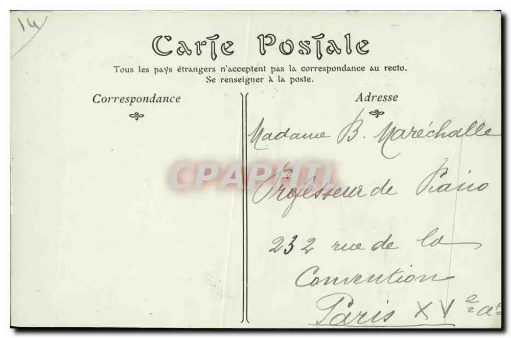 FALAISE — A Rue Lecomte — ND Phot - Verso