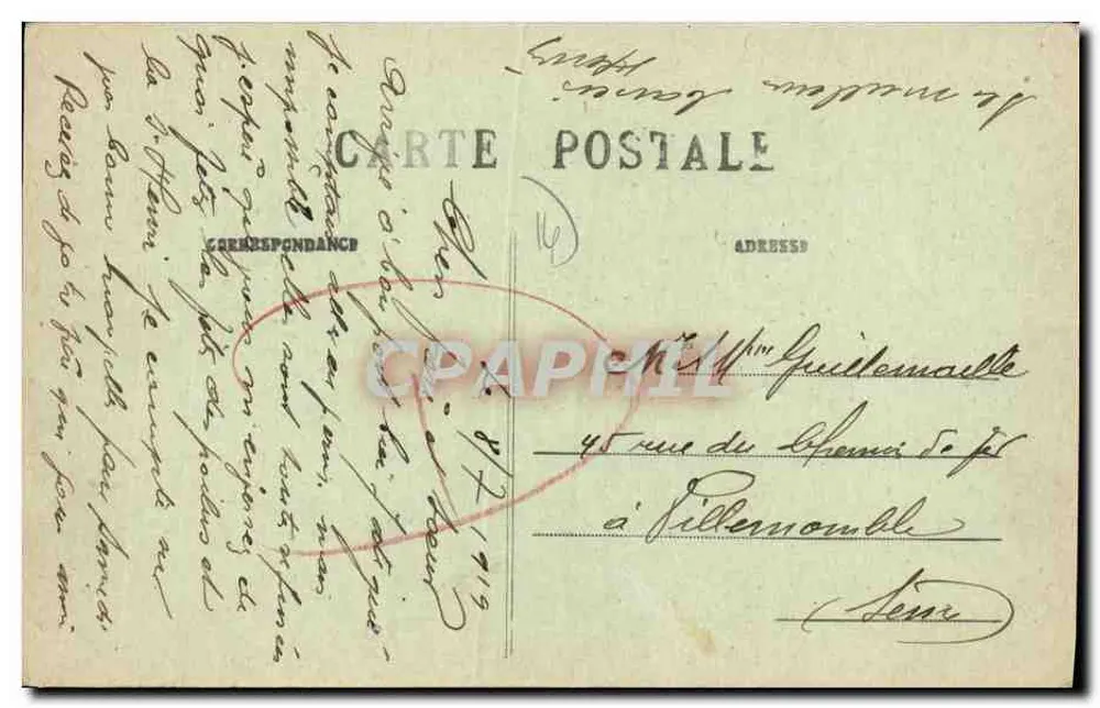 Falaise — A Rue d'Argentan — editor De Béthune, n°28 - Verso