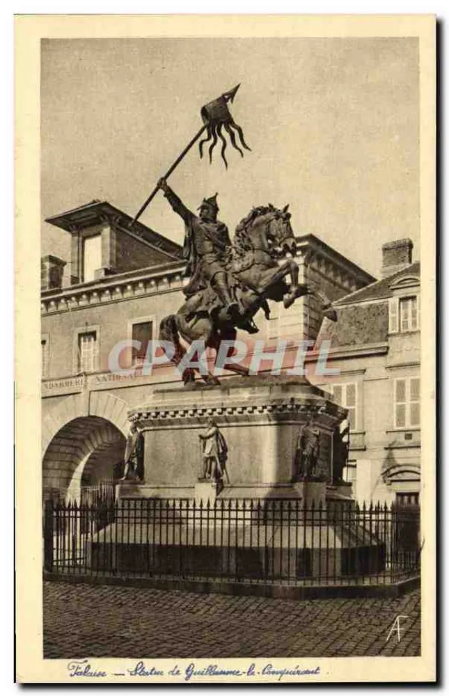 Falaise — Statua di Guglielmo il Conquistatore — A. Fromont, Caen - Recto
