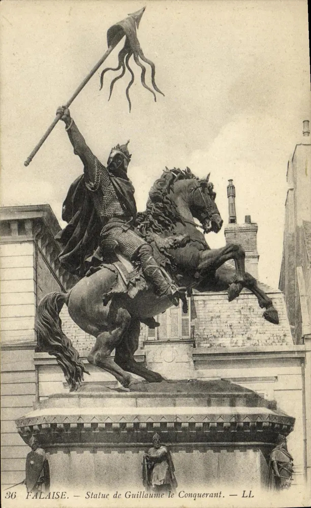 Falaise — Estátua de Guilherme o Conquistador — LL - Frente