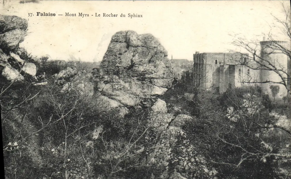 Falaise — Mont Myra — O Rochedo do Esfinge - Frente