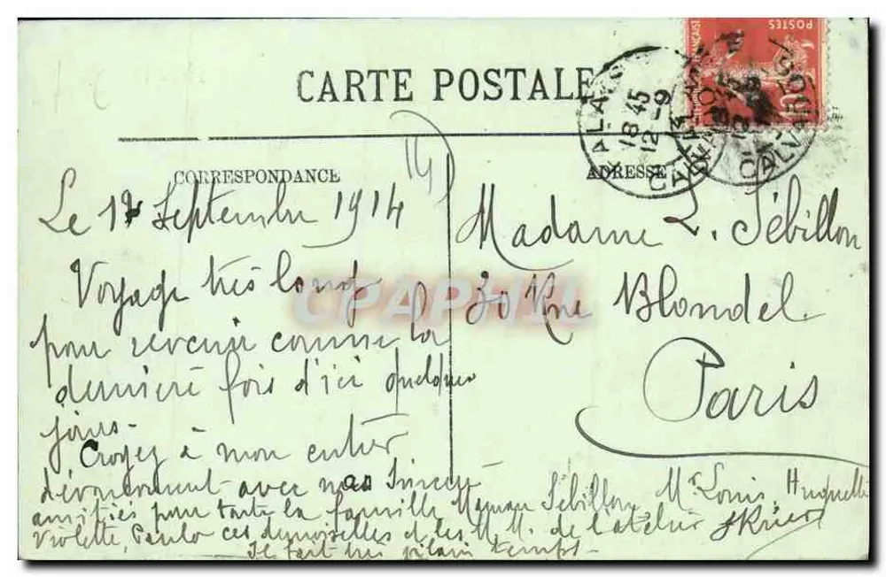 Falaise — Panorama — LL. - Verso