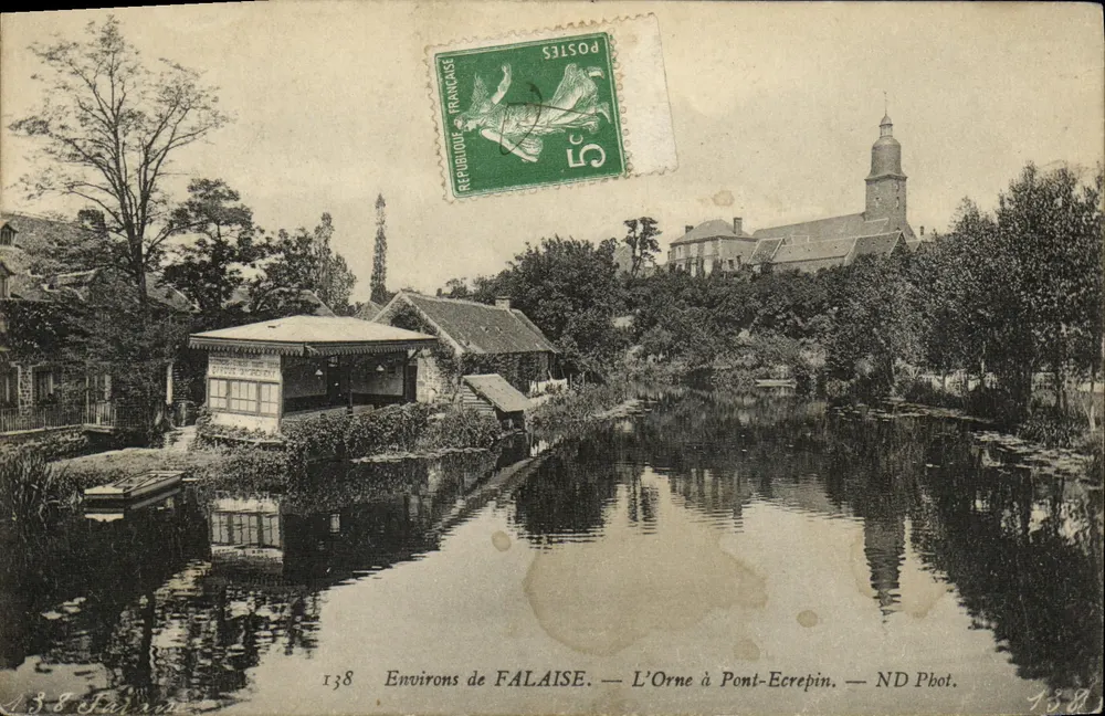 Die Orne bei Pont-Ecrepin — Umgebung von Falaise — ND Fotografie - Vorderseite