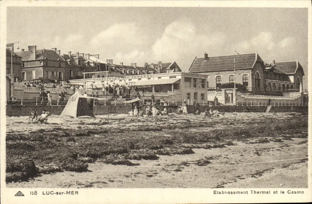 LUC-sur-MER — Thermalbad und das Casino — - Vorderseite