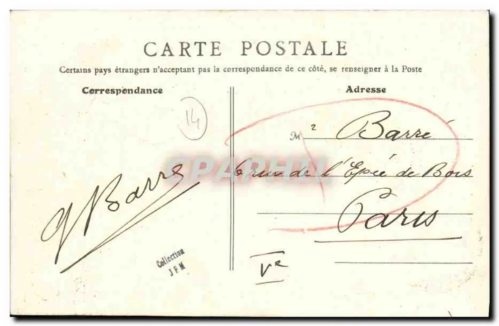 Luc-sur-Mer (Calvados) — Abstieg des « Grand Orient » und Ostdamm — B.F., Paris - Rückseite