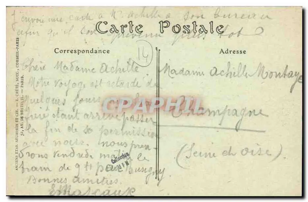Luc-sur-Mer (Calvados) — A Descida Guilhoc — Mais & Pelix - Verso