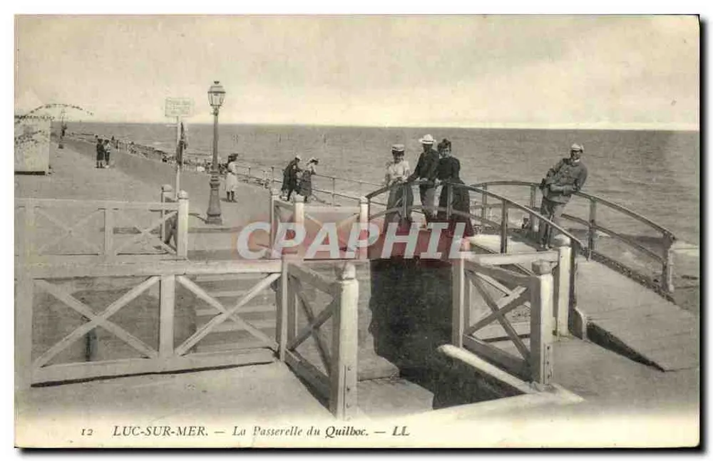 Luc-sur-Mer — Die Passerelle du Quilboe — LL - Vorderseite