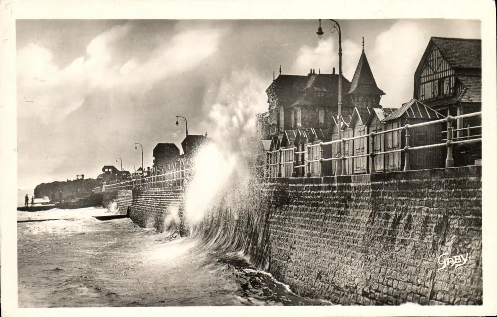 Efeito de onda na Digue — Luc-sur-Mer (Calvados) — Gibby - Frente