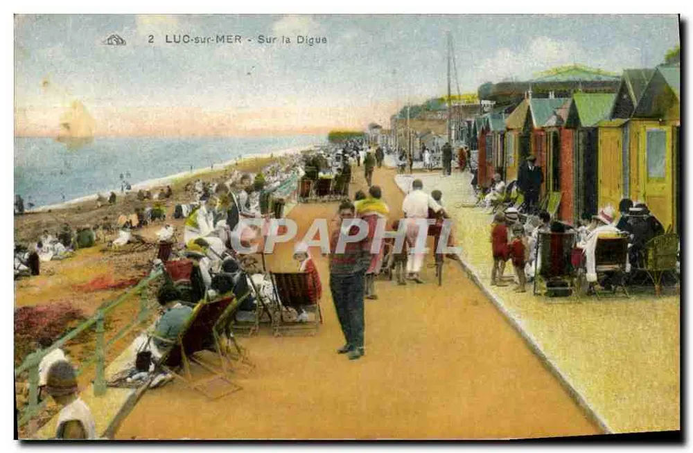 LUC-sur-MER — Na Digue - Frente