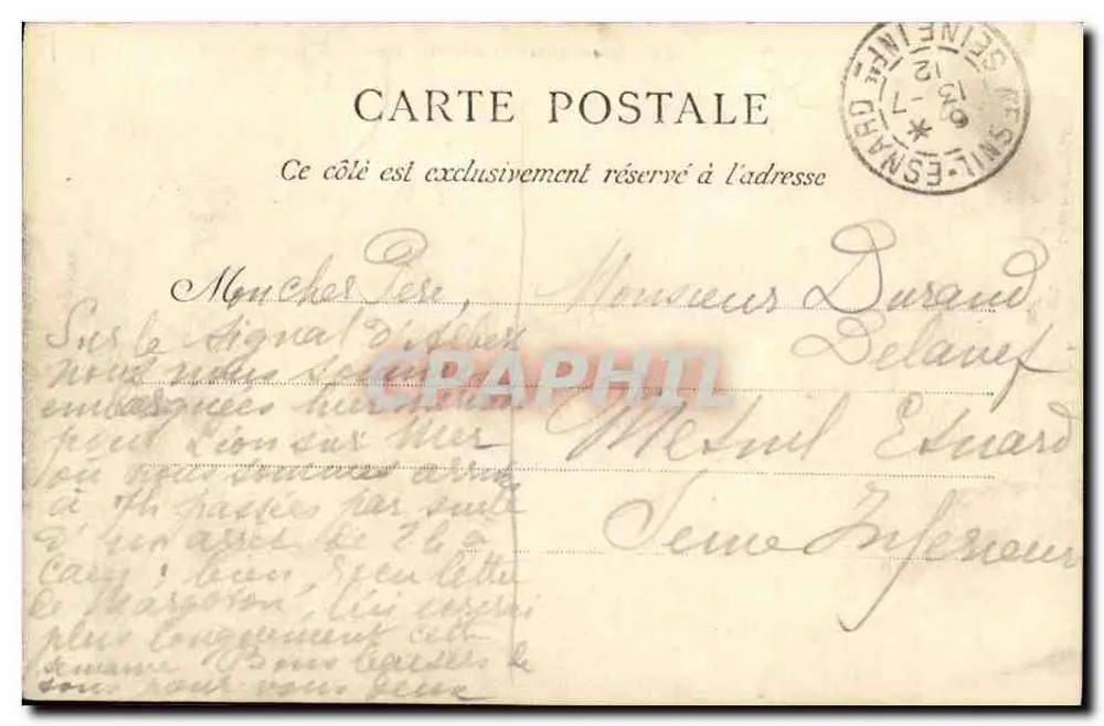 Louviers-sur-Mer — Promenade de la Terrasse — La Normandie 3201 - Reverso