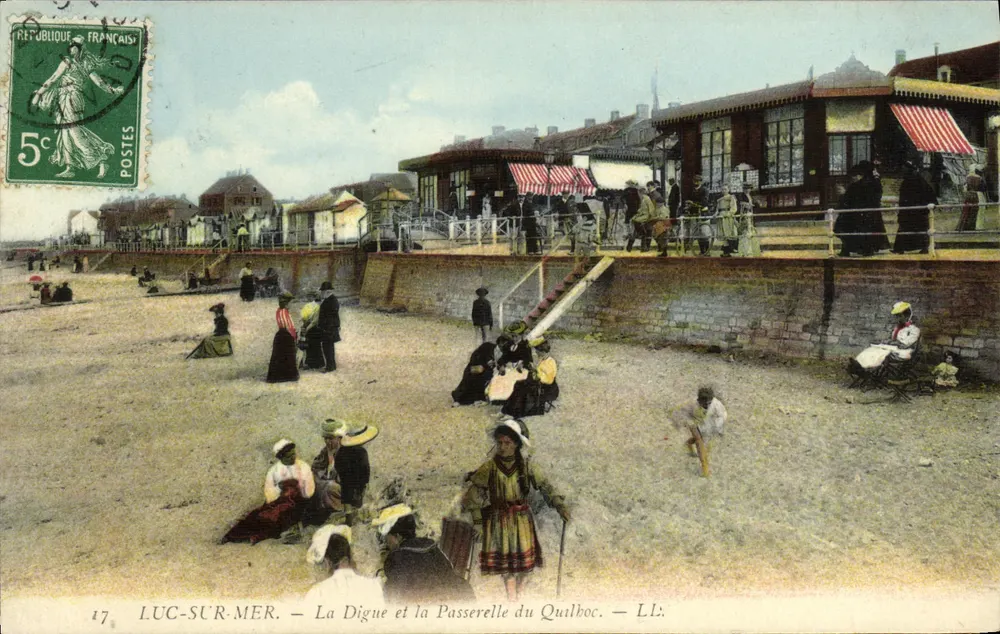 Luc-sur-Mer — Die Digue und die Passerelle du Quilboe — LL2 - Vorderseite