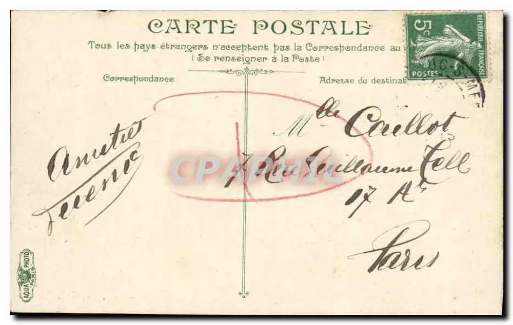 Luc-sur-Mer. A Digue — vista da promenade e da praia — editada por C. P. R. (n° 1852) - Verso