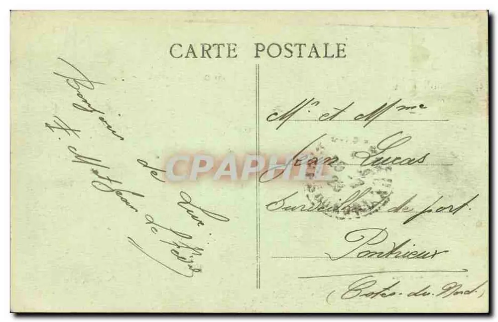 Luc-sur-Mer — A Digue e a Praia — Beaujour, editor - Verso