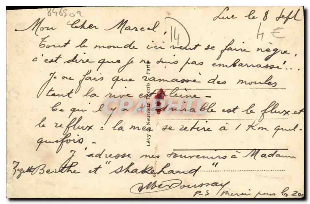 LUC-sur-MER — La Promenade — LL - Verso