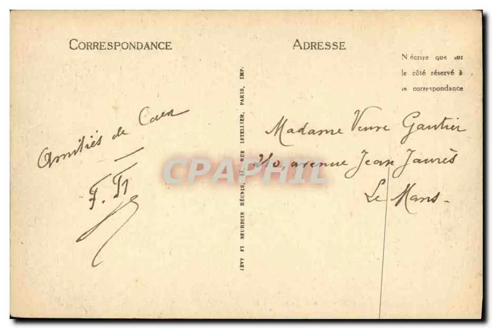 Luc-sur-Mer — A Digue — LL - Verso