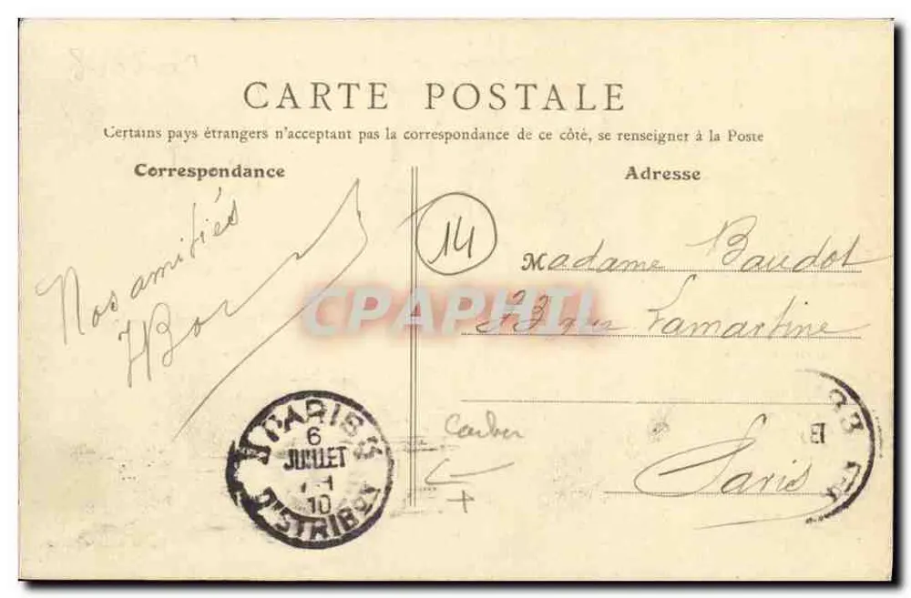 Luc-sur-Mer (Calvados) — Centro da Digue — Bazar Félix, editor - Verso