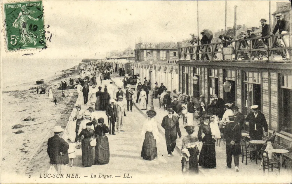 Luc-sur-Mer — Digue — LL. - Awers