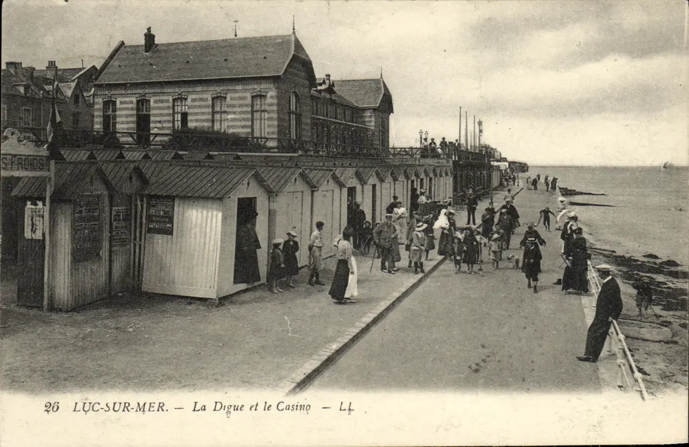 LUC-SUR-MER — Die Damm und das Casino — LL - Vorderseite