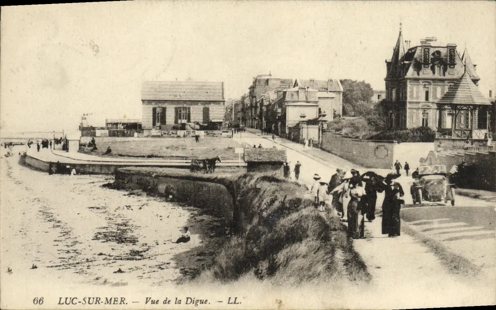 Luc-sur-Mer — Uitzicht op de Digue — LL. nr. 66 - Voorkant