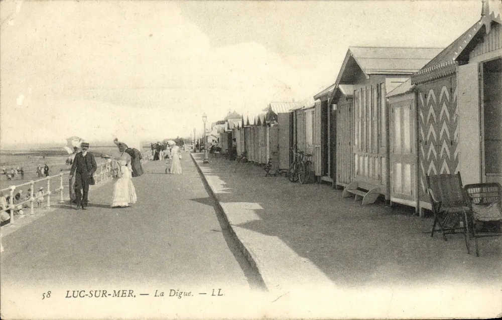 Luc-sur-Mer — A Digue — L.L. — n°58 - Frente