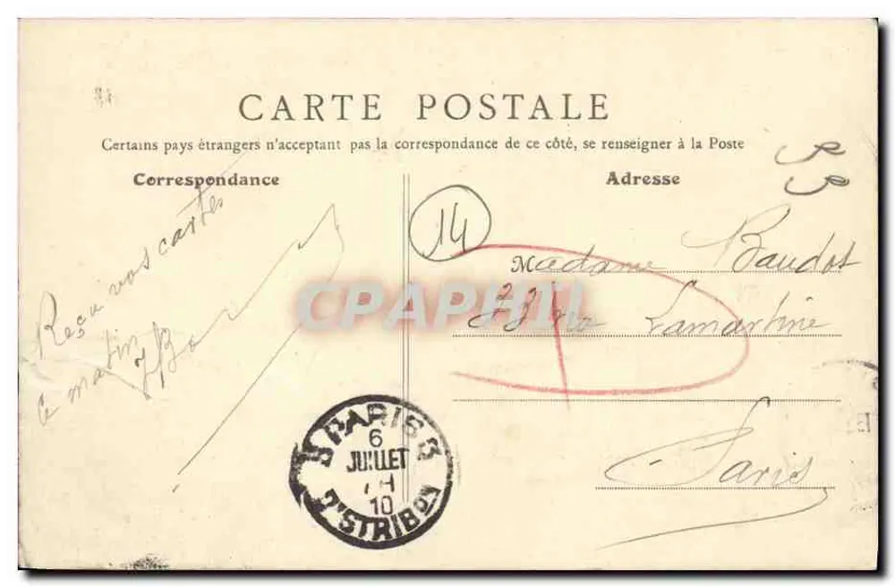 Luc-sur-Mer — Efeitos de Ondas de Maré Alta — Bazar Félix, editor - Verso