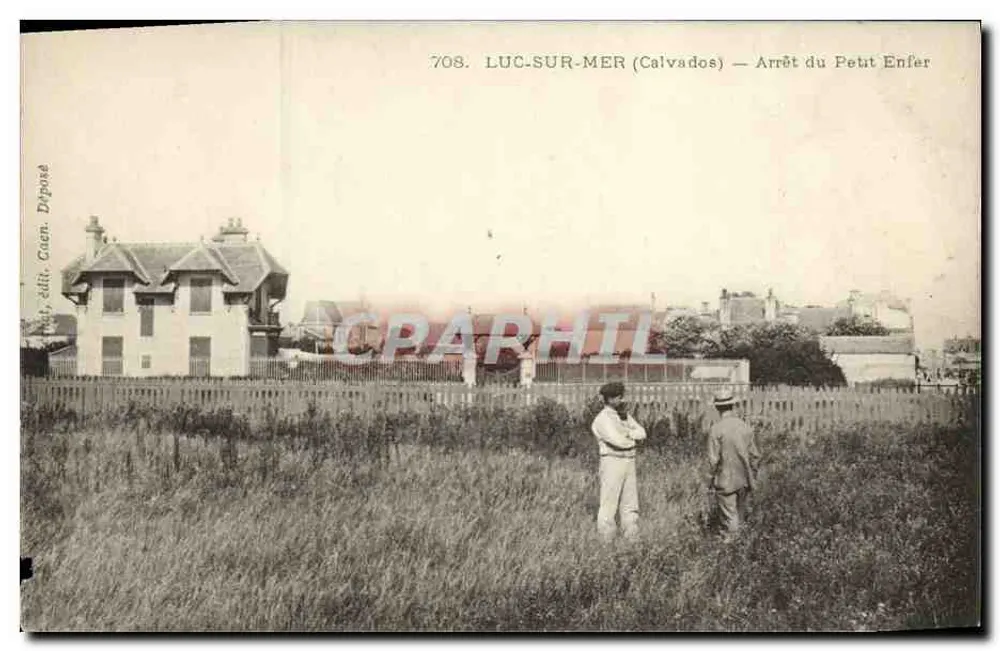 Luc-sur-Mer (Calvados) — Arrêt du Petit Enfer — éditeur Cam Déposé - Frente