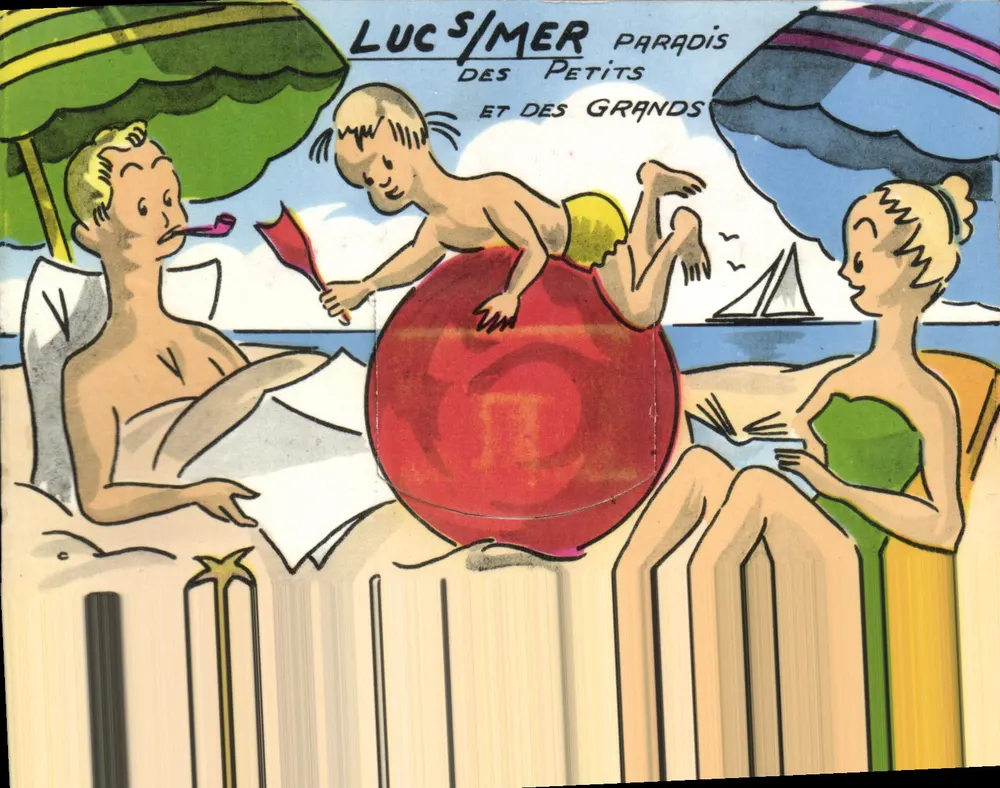 Lucs-sur-Mer — paraíso dos pequenos e dos grandes — Edit. Lucs-sur-Mer (Calvados) n°14 - Frente