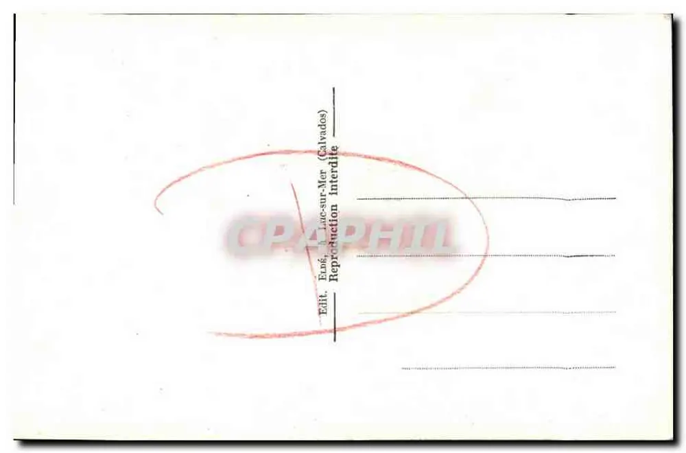 Luc-sur-Mer — caricatura de banho — L.G. - Verso