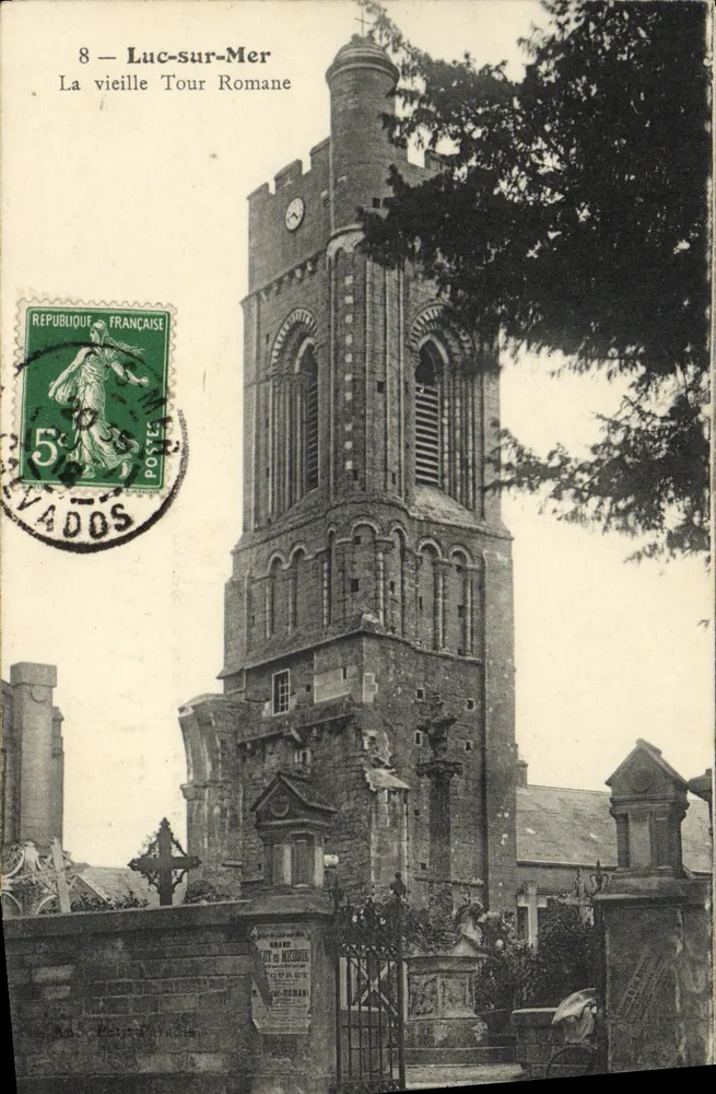 Luc-sur-Mer — Die alte römische Turm — Verlag Levados - Vorderseite