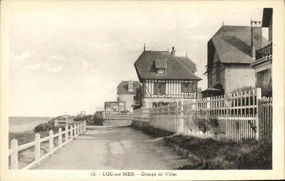 LUC-sur-MER — Grupo de Villas — Edição J.F.M. - Frente