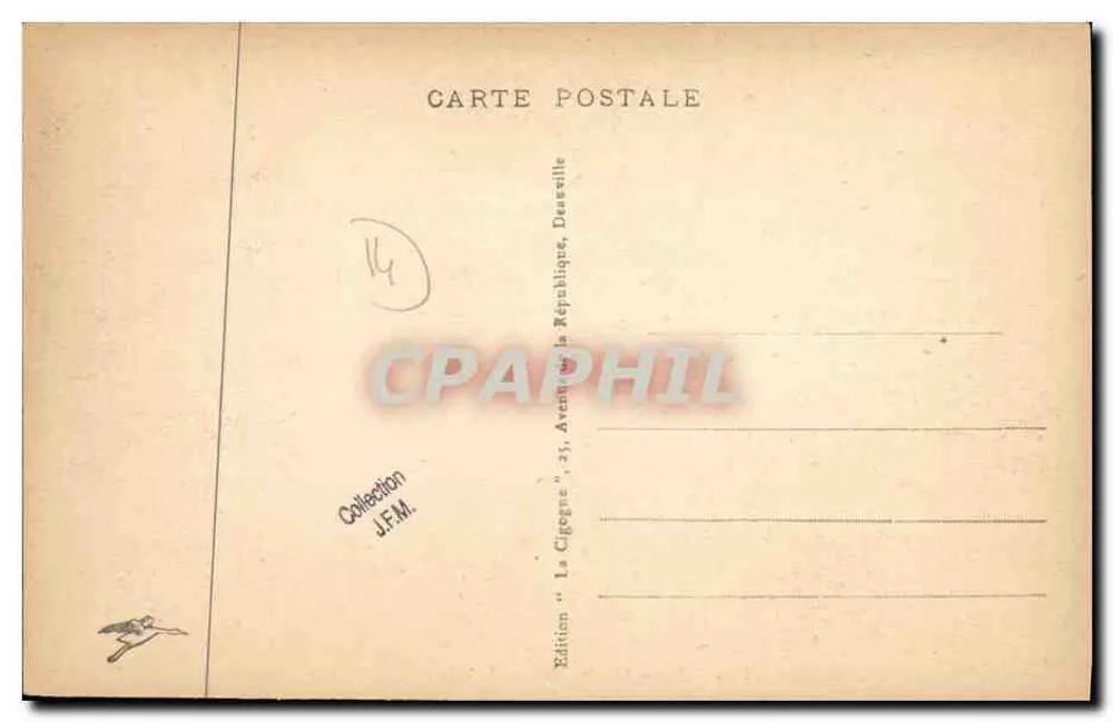 LUC-sur-MER — Grupo de Villas — Edição J.F.M. - Verso