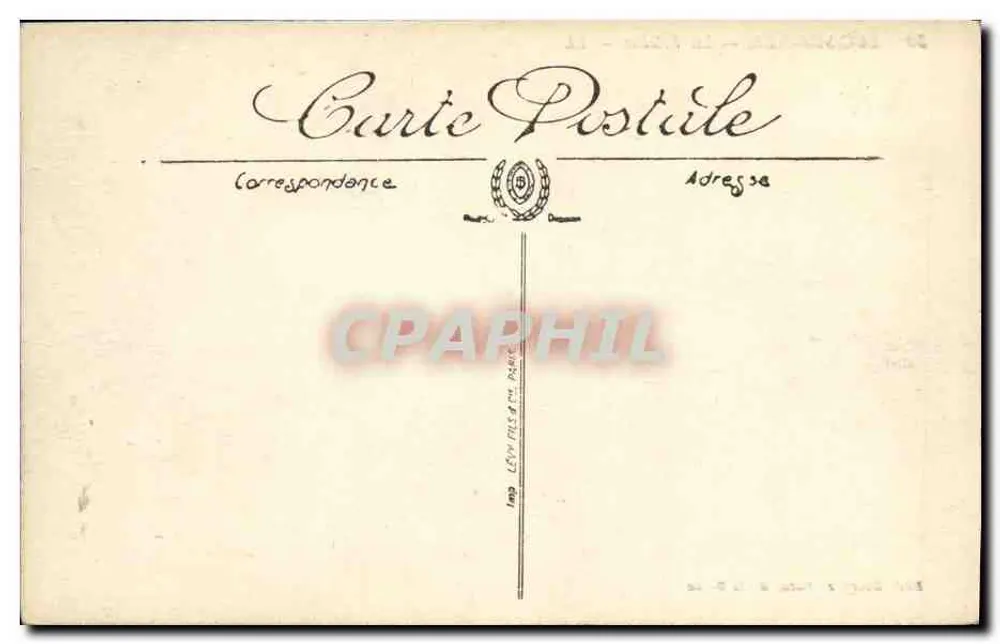LUC-SUR-MER — Les Faluises — LL — Ed. Bouchenez, Bazar de la Dagne - Verso
