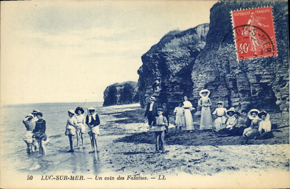 LUC-SUR-MER — Ein Stück der Klippen — LL - Vorderseite