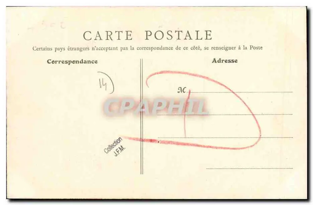 Luc-sur-Mer (Calvados) — Castelo de Mathan — B. F. Paris - Verso