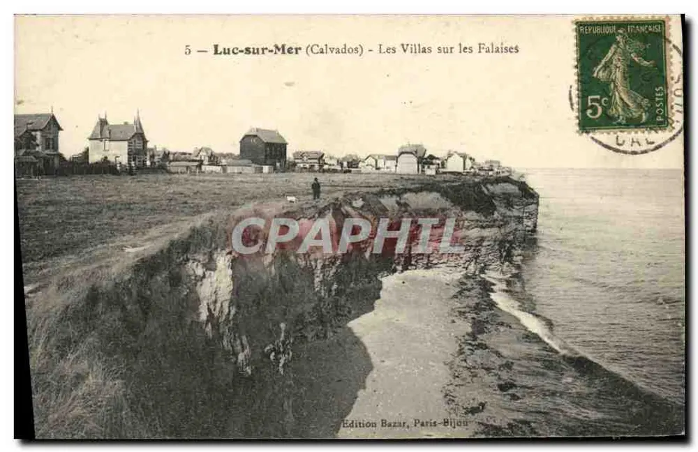 Luc-sur-Mer (Calvados) — Die Villen an den Klippen — Edition Bazar, Paris-Bijon - Vorderseite