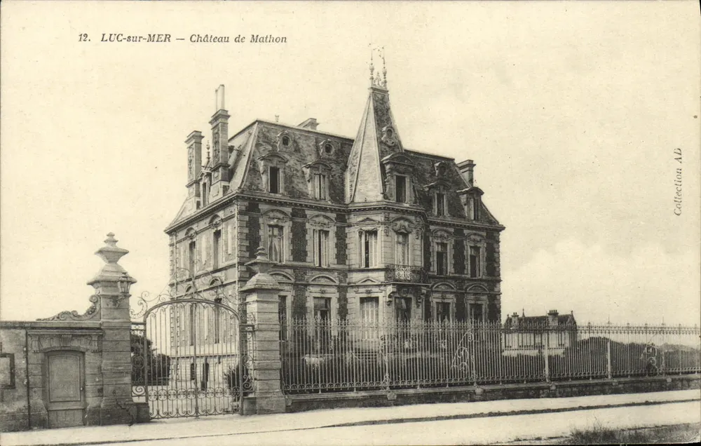 LUC-sur-MER — Castelo de Mathion — Coleção AB - Frente