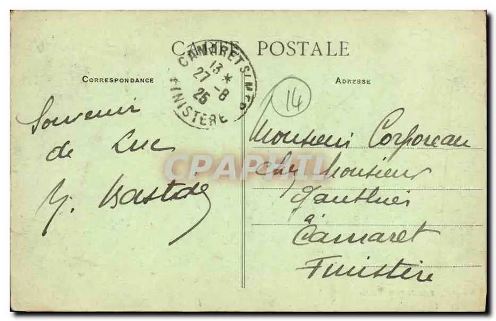 Luc-sur-Mer — Die Klippen und Höhlen — Éditeur du Petit Paradis, n°13 - Rückseite