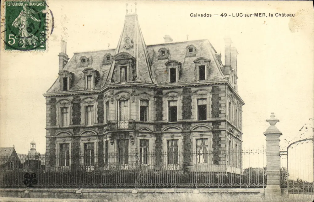LUC-sur-MER, o Castelo — Calvados — editor desconhecido, número de série não visível - Frente
