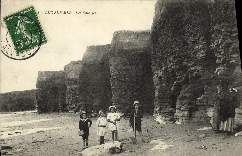 Luc-sur-Mer — Die Klippen — Collection AL - Vorderseite