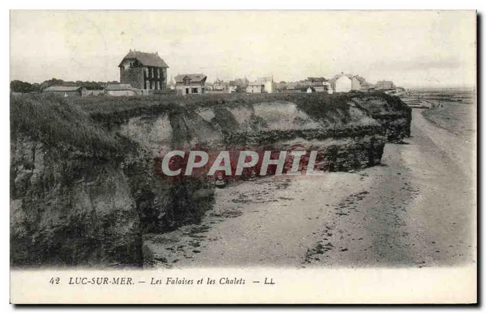Luc-sur-Mer — Die Klippen und die Chalets — LL - Vorderseite