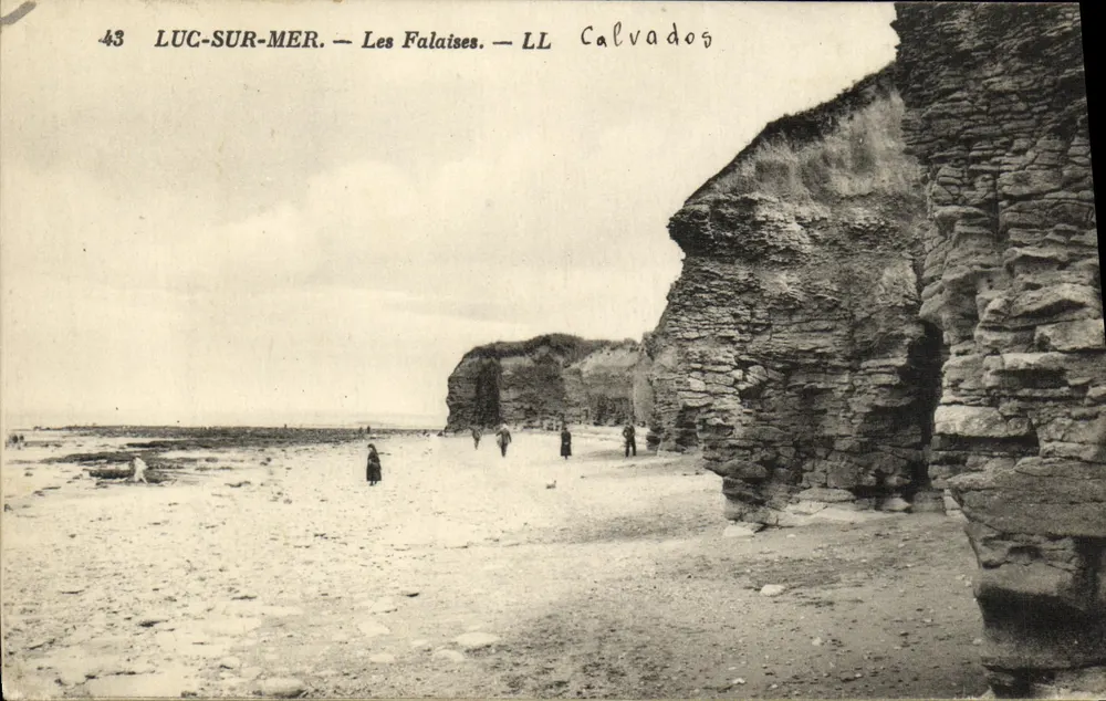 Luc-sur-Mer — Die Klippen — LL Calvados - Vorderseite