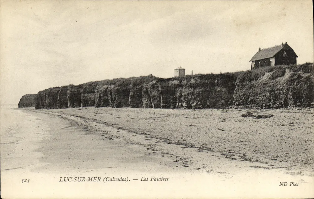 Luc-sur-Mer (Calvados) — As Falésias — ND Fot, n° 323 - Frente