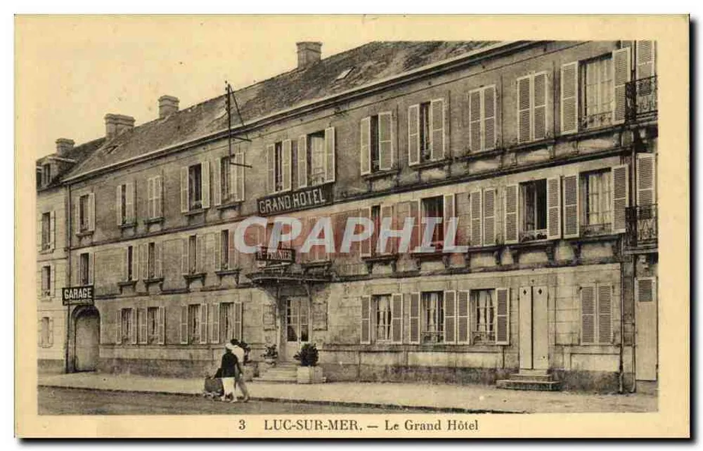 Luc-sur-Mer — Il Grand Hôtel — Editore JFM - Recto
