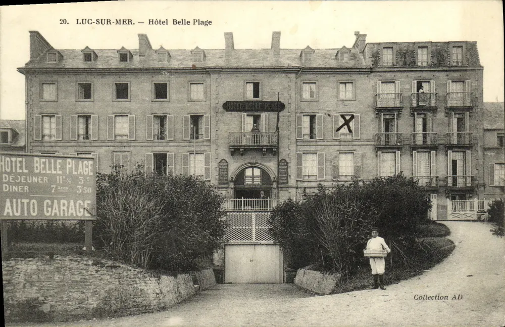 Luc-sur-Mer — Hotel Belle Plage — Colección AD - Anverso