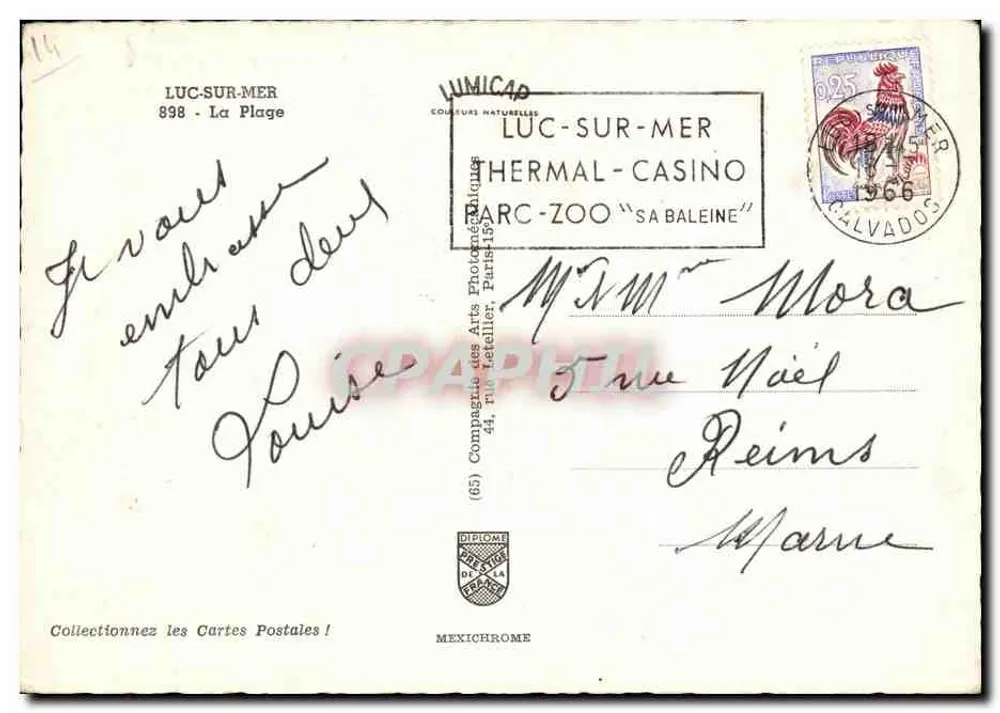 Luc-sur-Mer — praia animada — IRIS - Verso