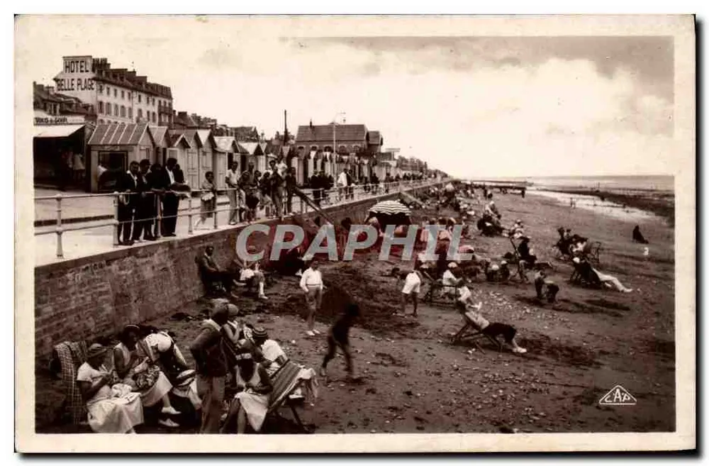 Luc-sur-Mer — A Praia — editor Real-Photo, n°104 - Frente
