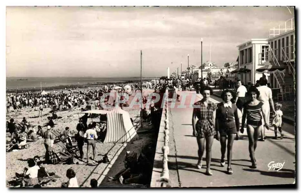 Praia e promenade em Cours-sur-Mer — Editora GABY, n° 19 - Frente