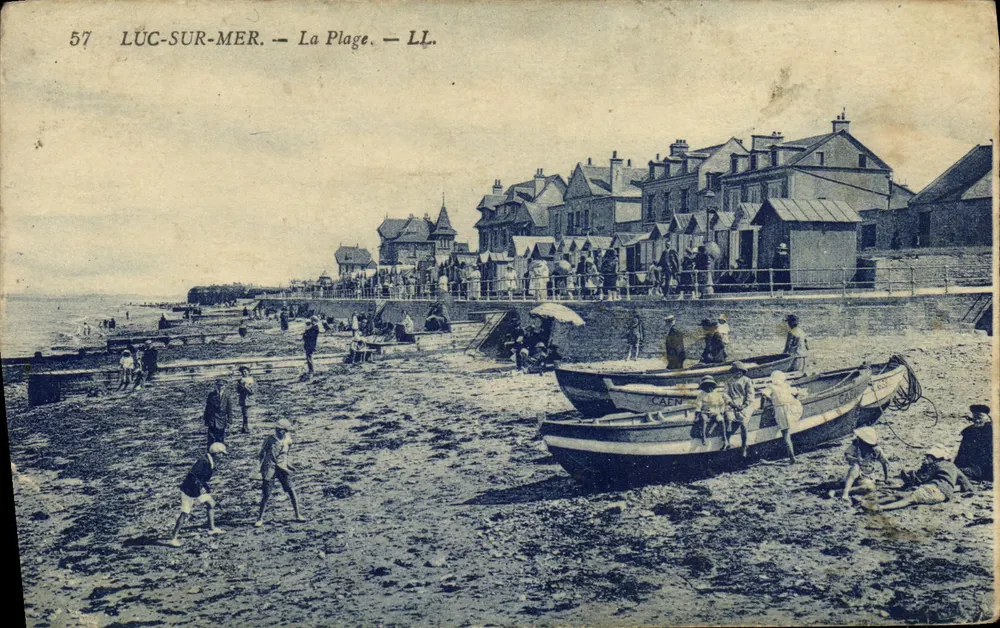 Luc-sur-Mer — La Plage — LL. — Éditeur LL. — N° 57 - Frente