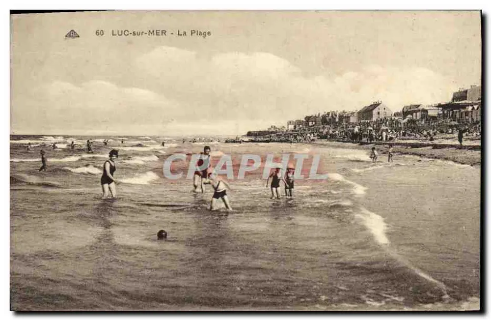 LUC-sur-MER - A Praia — editor A. DIA, n°60 - Frente